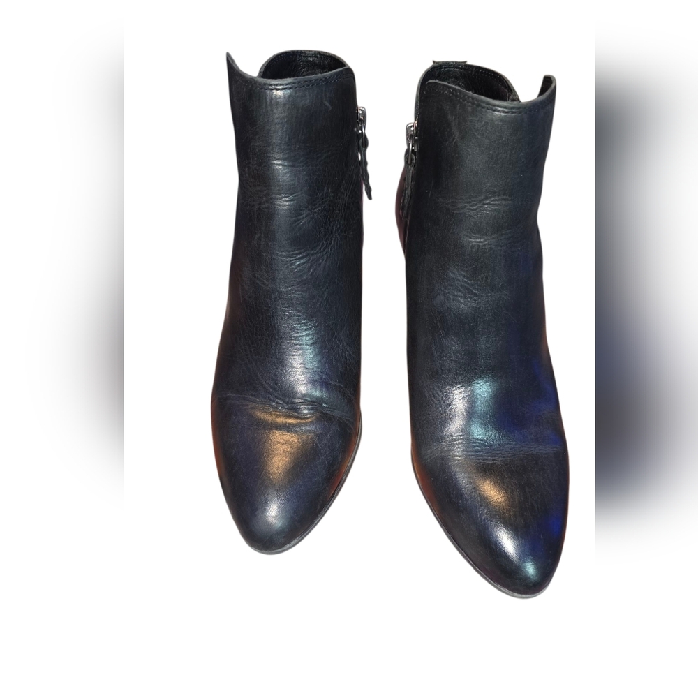 Frye Black Leather Booties